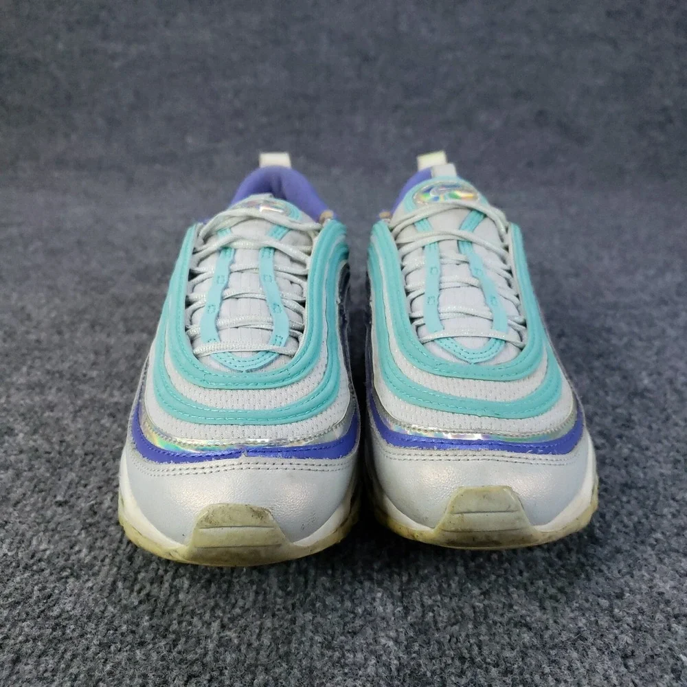 Nike Air Max 97 GS Shoes Youth Kids Size 6Y White‎ Blue Spruce Aura CT1965-400